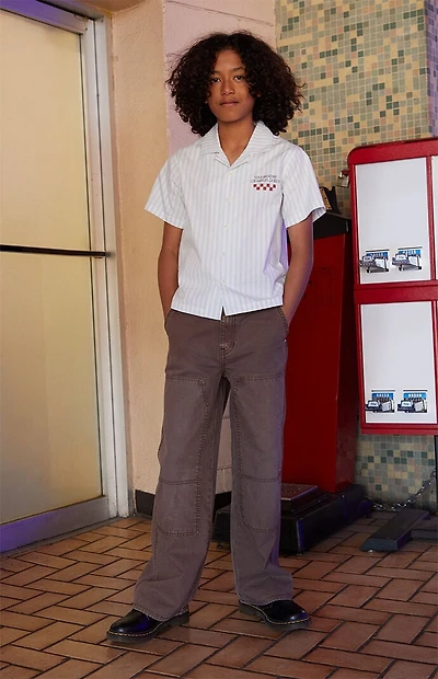 Pacsun Kids Brown Baggy Carpenter Jeans