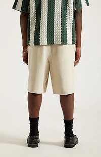 Pacsun Cream Linen Shorts