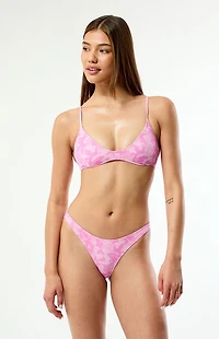 Pacsun Pink Camo Jessie Low Rise Bikini Bottom