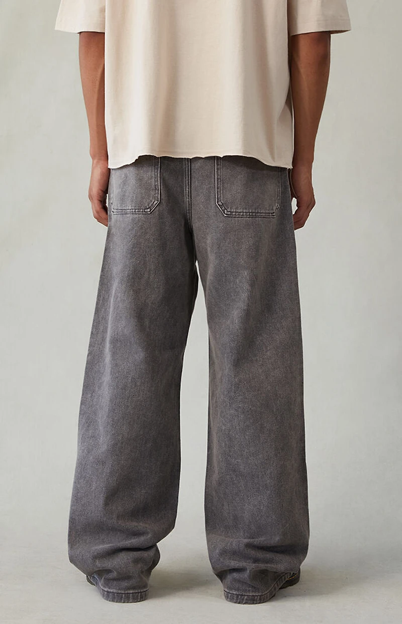 Pacsun Blake Extreme Baggy Jeans Knee Dart Washed Black