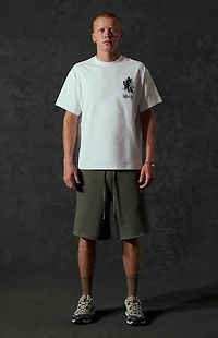 A.R.C. Green Standard Long Fleece Sweat Shorts