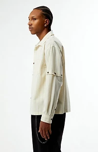 Pacsun Striped 2fer Long Sleeve Shirt