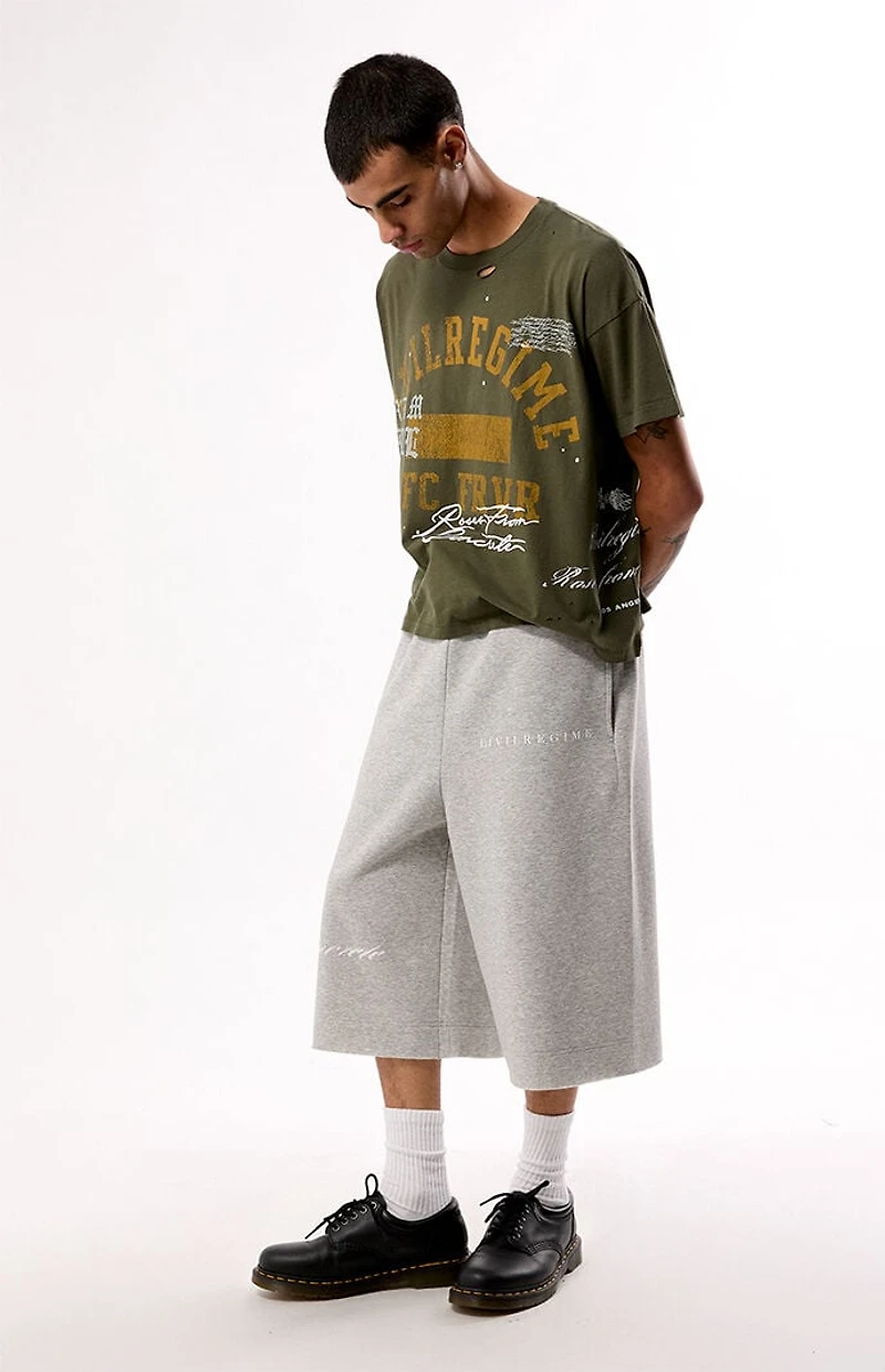 Civil Heather Grey RFC Lounger Fleece Sweat Shorts