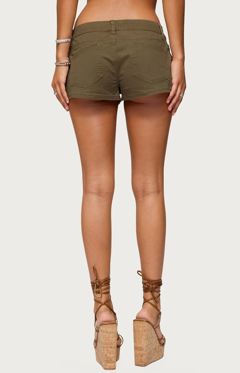 Edikted Eartha Studded Micro Shorts