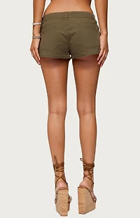 Edikted Eartha Studded Micro Shorts