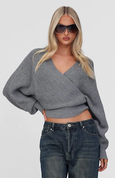 Tiger Mist Raven Surplice Sweater