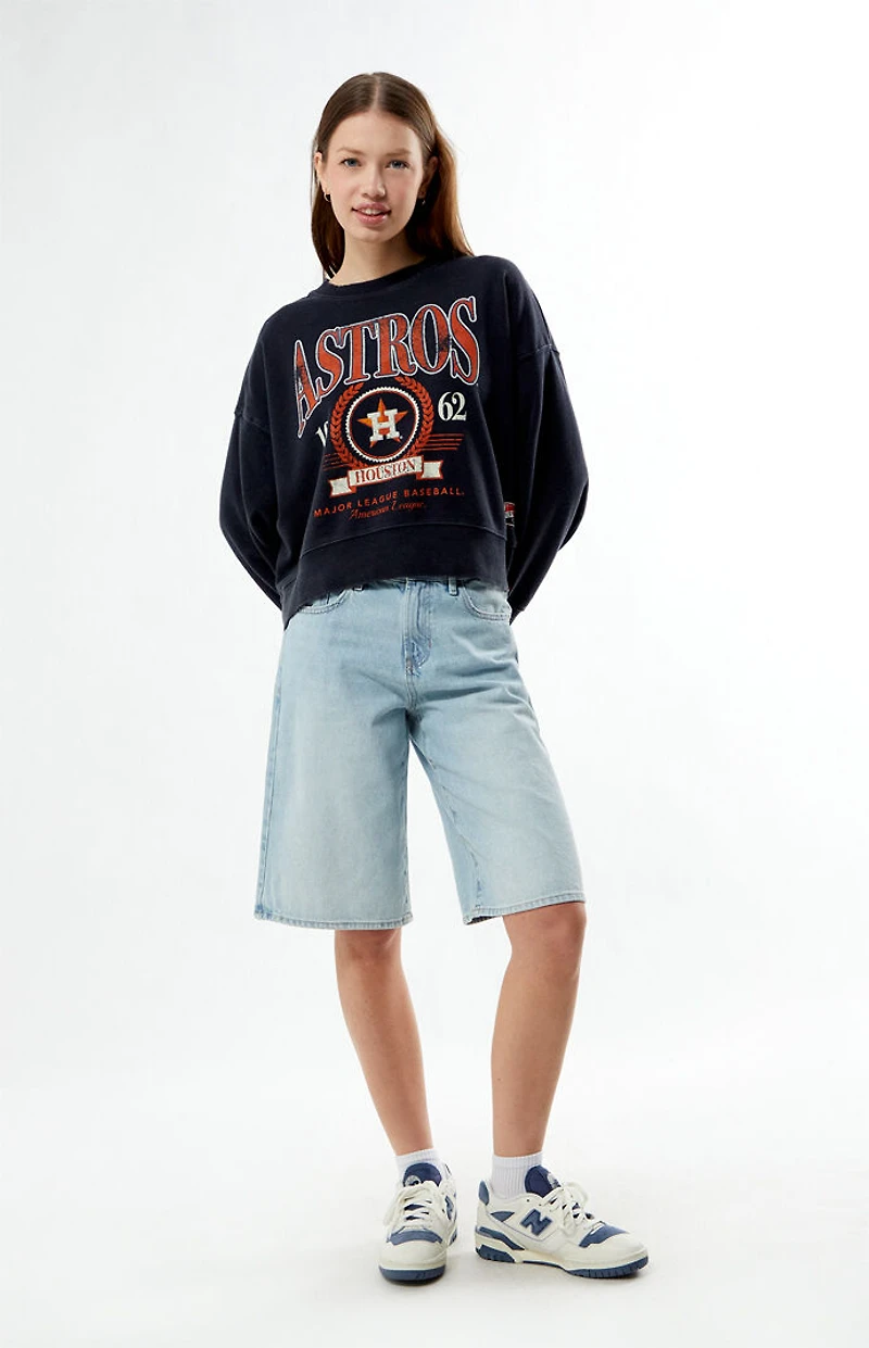 New Era Houston Astros Crew Neck Sweatshirt