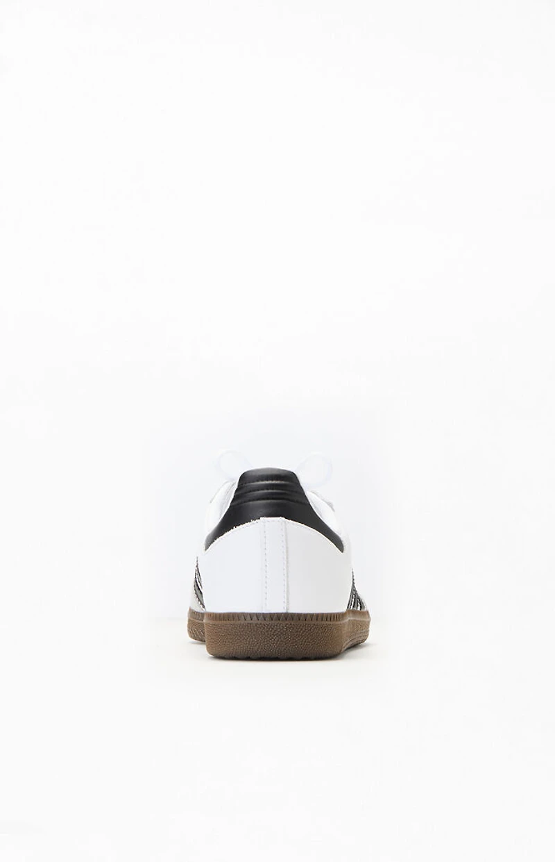 adidas Kids White & Black Samba Shoes