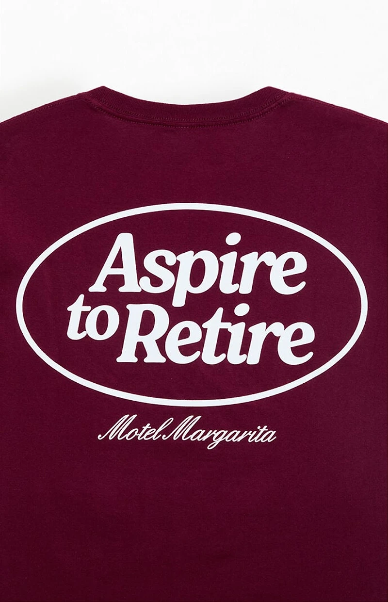 Motel Margarita Aspire To Retire Circle T-Shirt