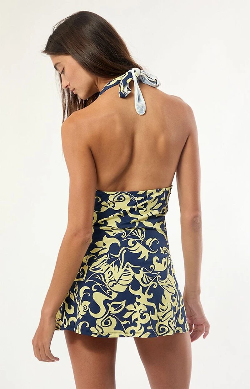 Miaou x Roxy Gina Halter Mini Dress