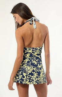 Miaou x Roxy Gina Halter Mini Dress