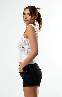 Your Favorite Mandy Crochet Button Front Tank Top