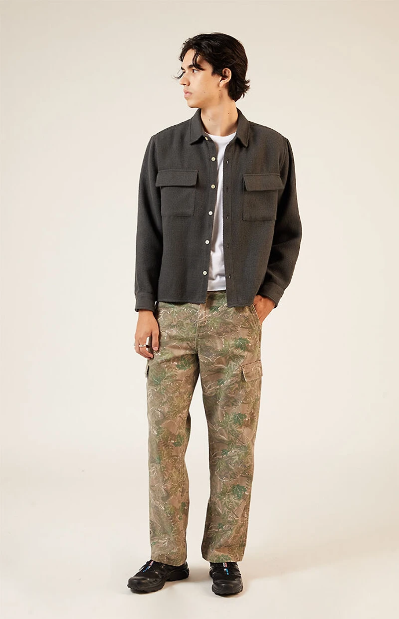 Pacsun Black Tweed Overshirt