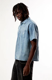 Obey Owens Denim Short Sleeve Shirt