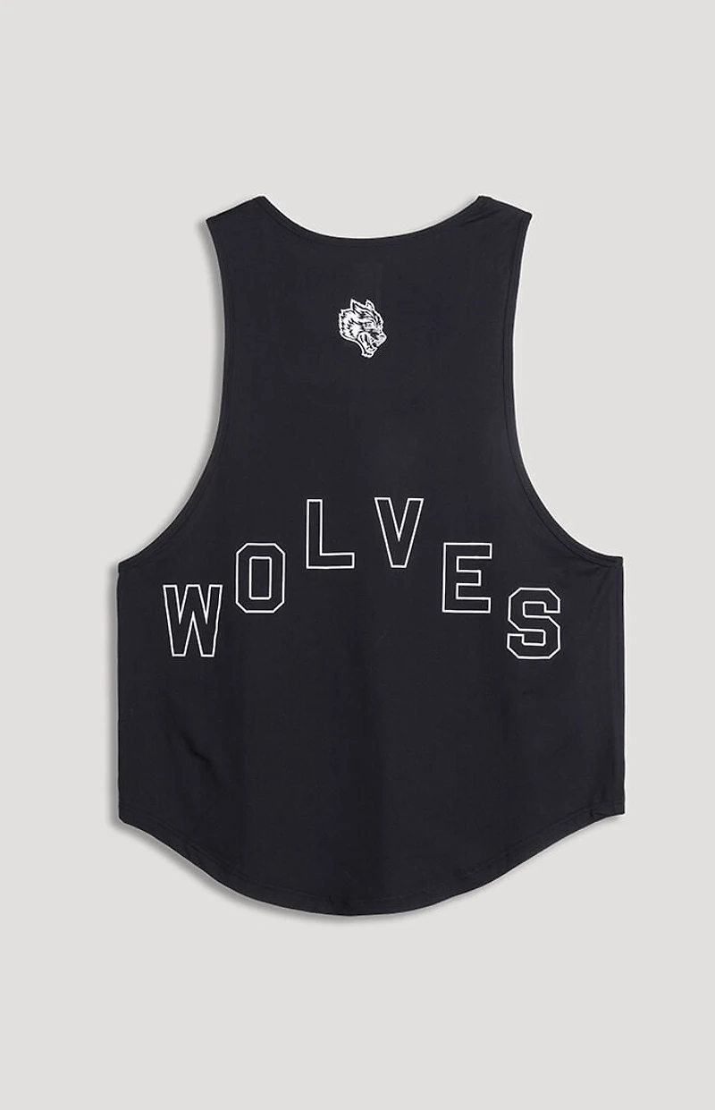 DARC SPORT ATHLETICS Active Wolves Dry Wolf Drop Tank Top