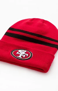 New Era 49ers SF Striped Beanie