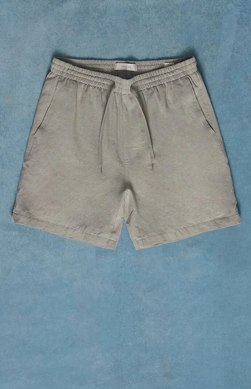 Pacsun Gray Linen Shorts