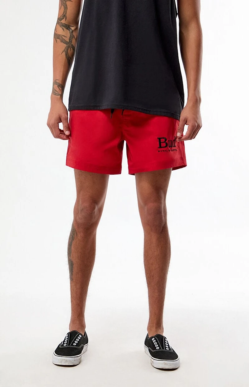 Budweiser by Pacsun Paisley Logo 5" Boardshorts