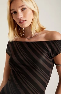 Third Charm Sophia Printed Mini Dress