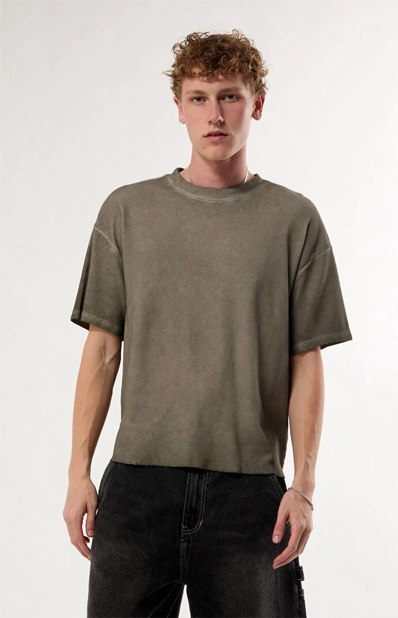 Pacsun Oil Dye Waffle Knit T-Shirt