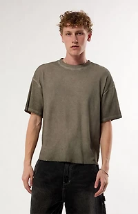 Pacsun Oil Dye Waffle Knit T-Shirt