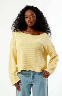 Your Favorite Leni Off-The-Shoulder Sweater