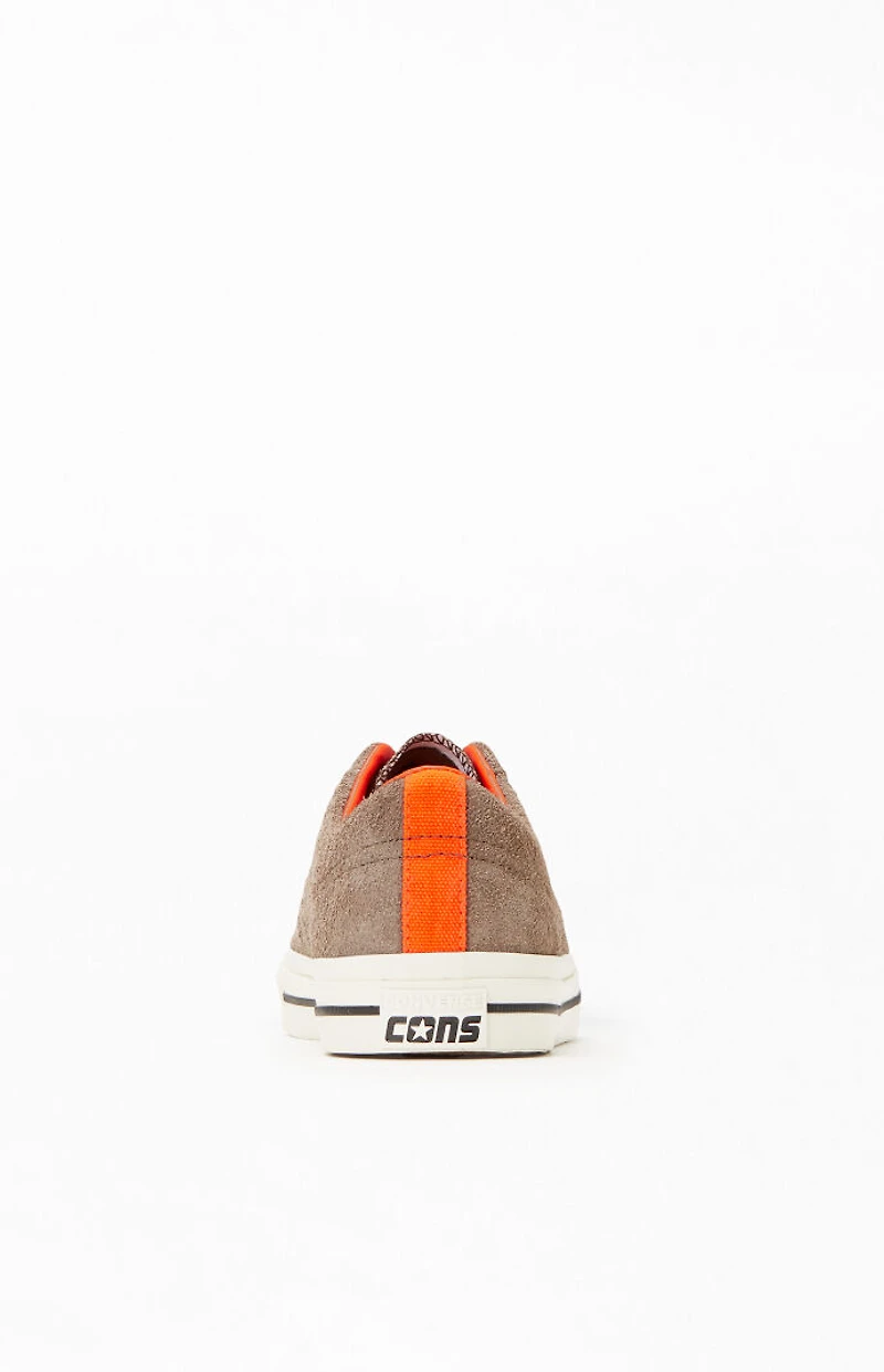 Converse Green One Star Pro Suede Shoes