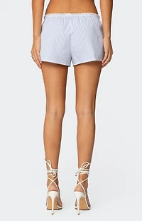 Edikted Taryn Striped Shorts