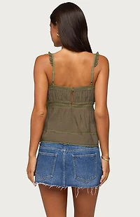 Edikted Mable Lacey Tank Top