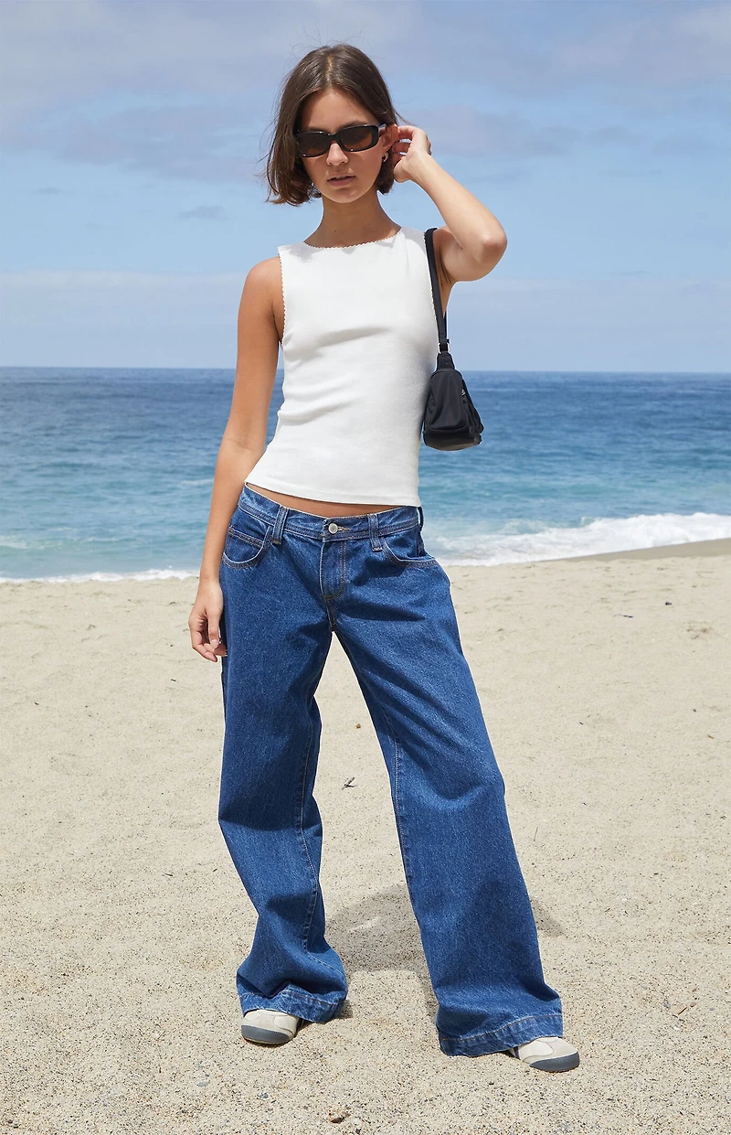 John Galt White Vicki Tank Top