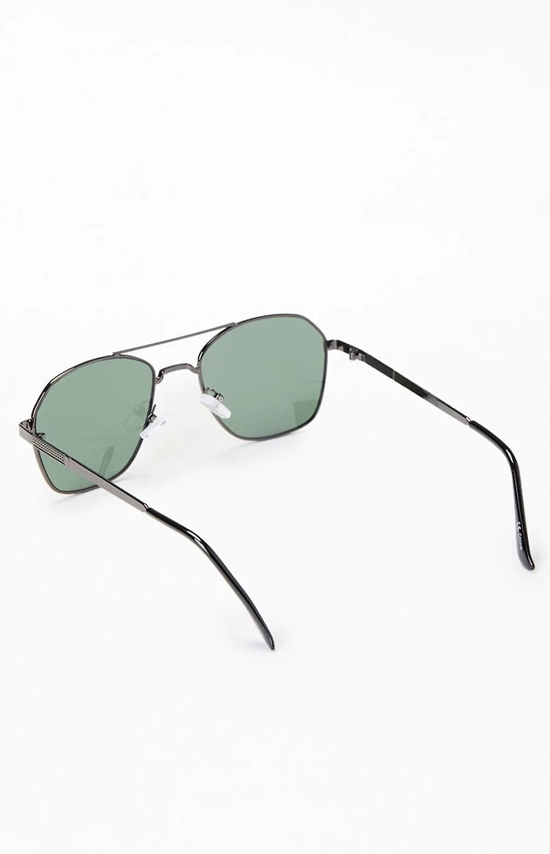 Pacsun Black Carter Aviator Sunglasses