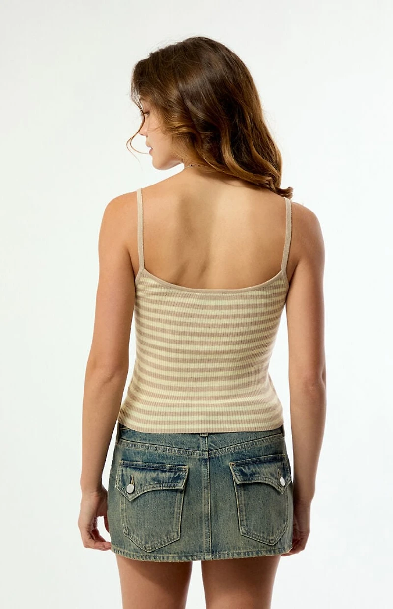 Your Favorite Angelica Striped Knit Tank Top