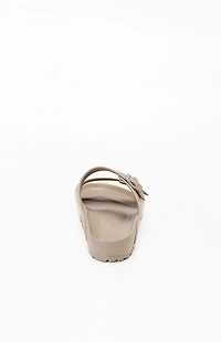 Birkenstock Arizona Essentials Slide Sandal Gray Taupe