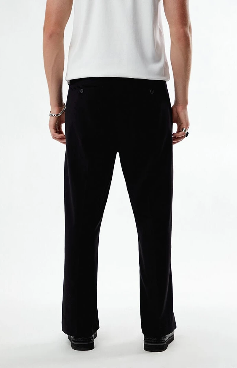 FIELD OF STUDY by Pacsun Black Straight Trousers