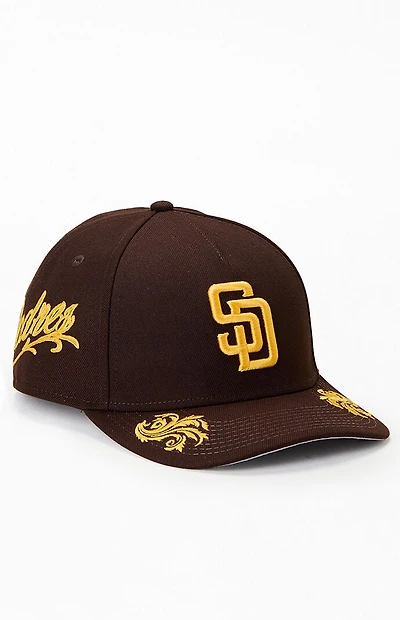 New Era San Diego Padres 9FORTY A-Frame Wordmark Snapback Hat