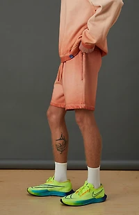 A.R.C. Active Burnt Orange Vintage Wash Heavyweight Fleece Sweat Shorts