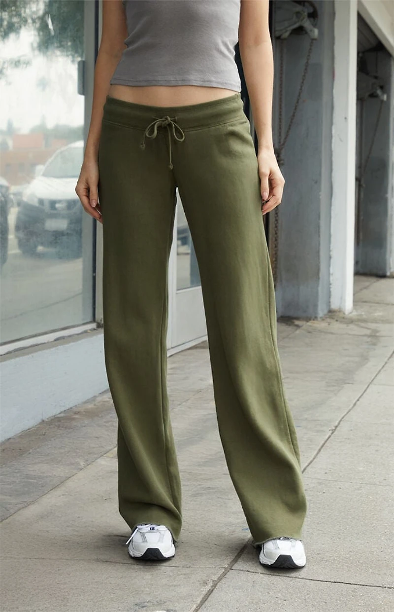 John Galt Green Hilary Baggy Sweatpants