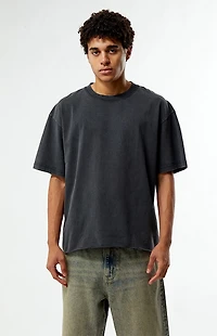 Pacsun Washed Black Premium Cropped T-Shirt