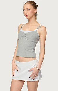 Edikted Lilian Layered Striped Tank Top