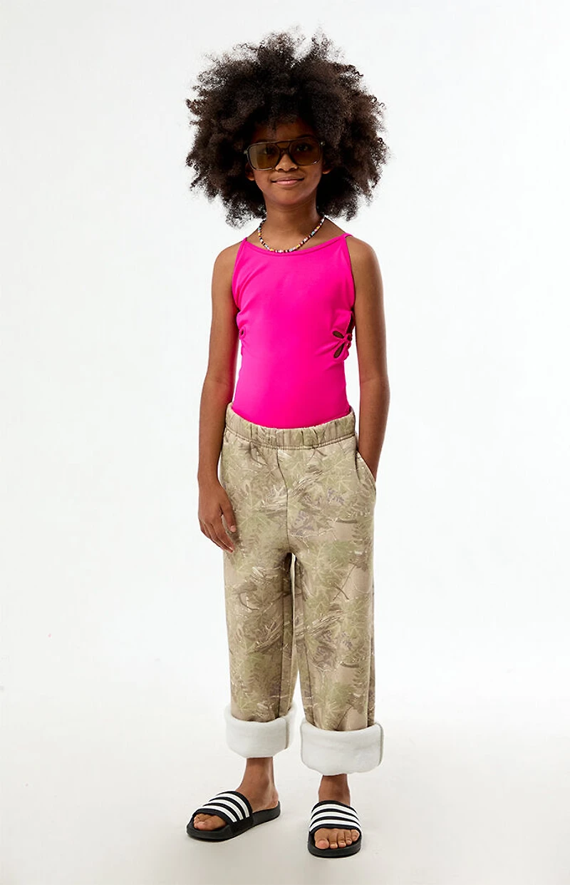 Pacsun Kids Flower Cutout One Piece Swimsuit