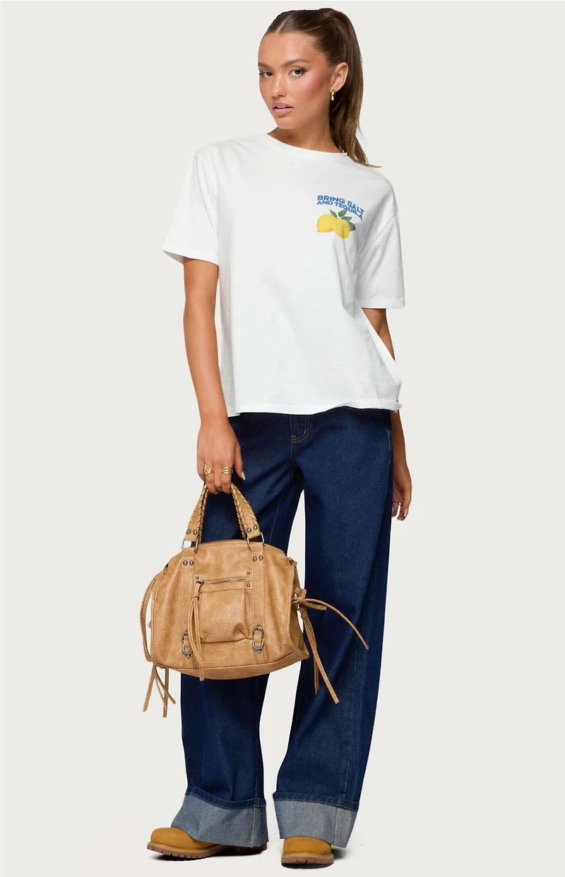 Edikted Let's Make Margs Oversized T-Shirt