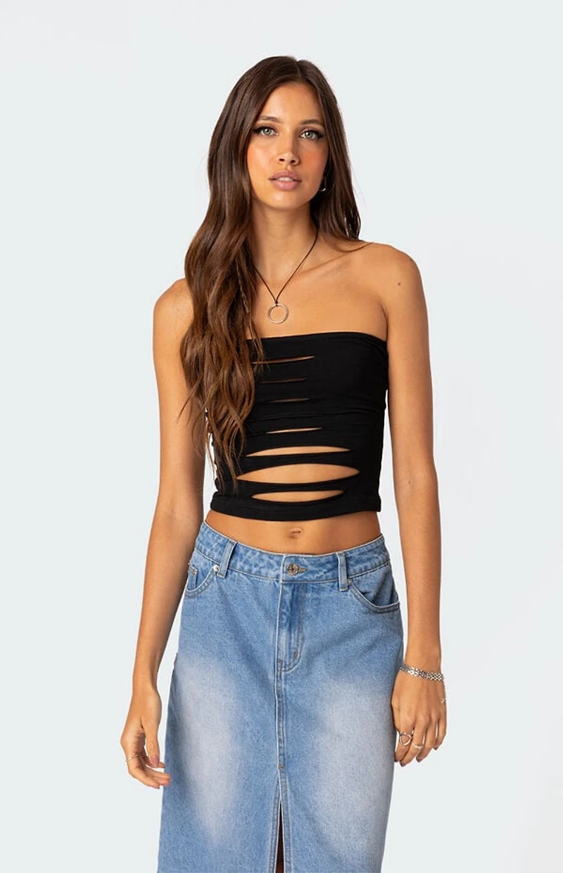 Edikted Kalista Slashed Tube Top
