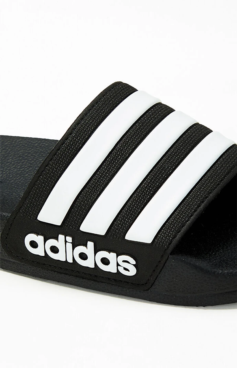 adidas Kids Black Adilette Slide Sandals