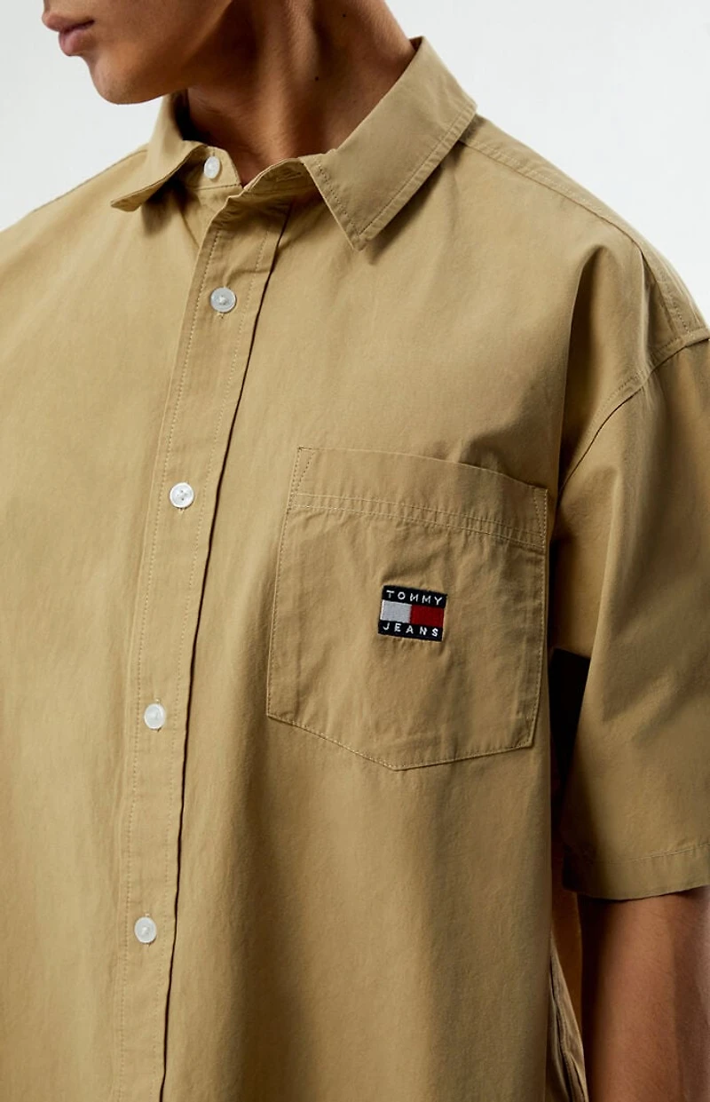 Tommy Jeans Sand Easy Poplin Shirt
