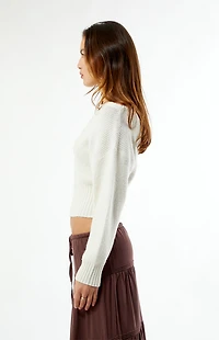 Your Favorite Cosette Ribbed Off-The-Shoulder Sweater