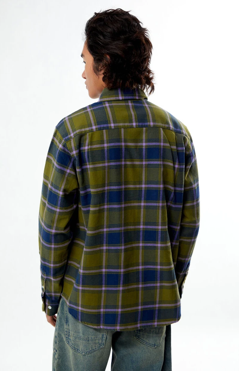 Obey Morgan Long Sleeve Flannel Shirt