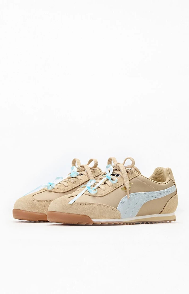 Puma Women's Tan Arizona Bow Sneakers