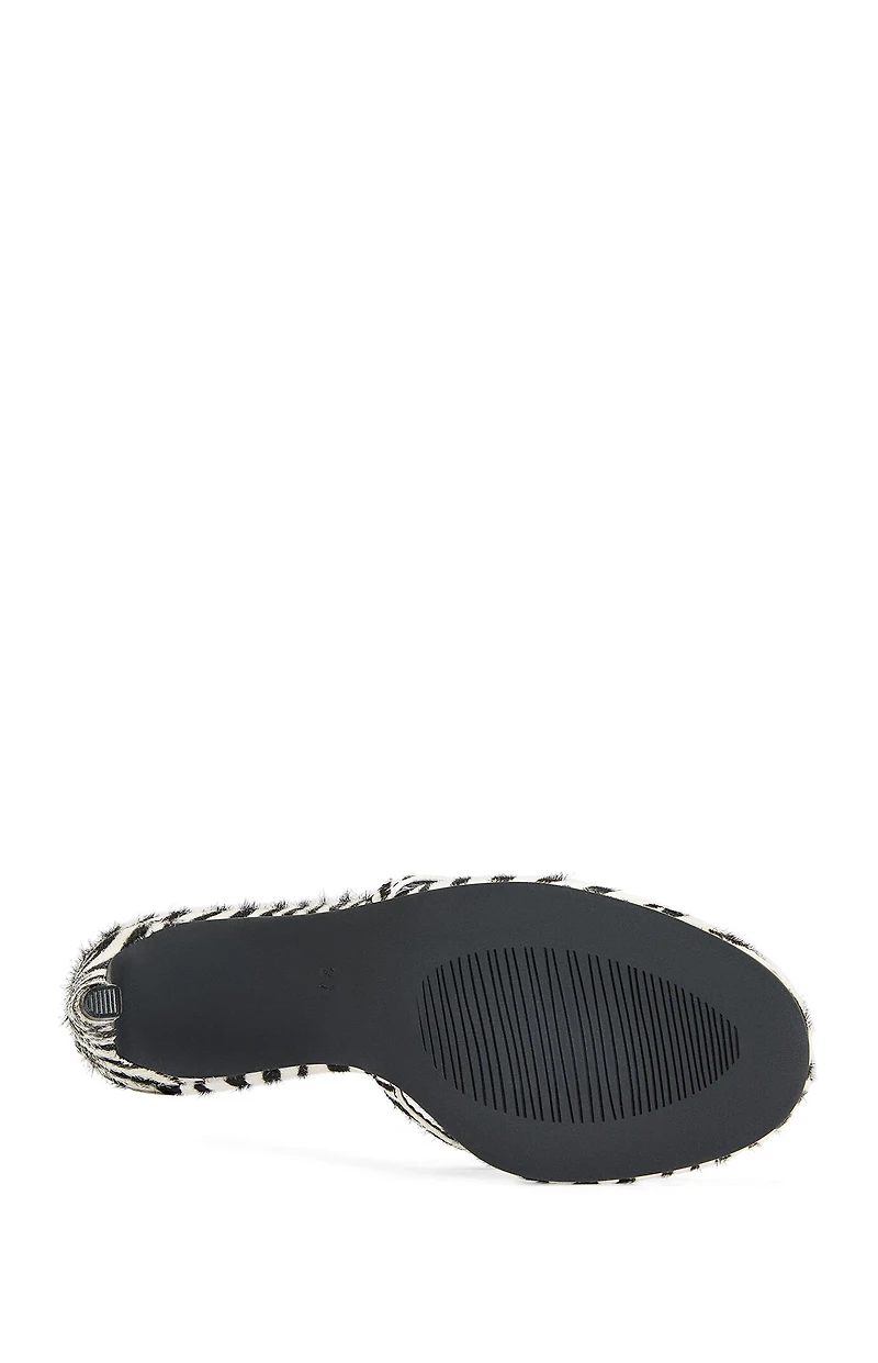AZALEA WANG Women's Lewis Zebra Stilettos