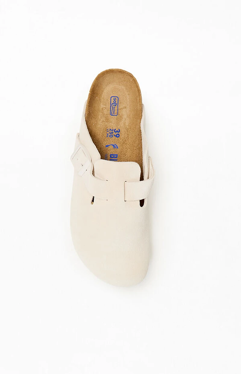 Birkenstock Women's Boston Soft Bed Clog Antique White