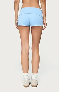 Edikted Meg Fold Over Shorts